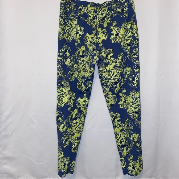 NWOT Soft Surroundings Green Blue Elisabetta Floral Stretchy Pants Size Small - Picture 11 of 11
